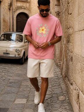 Converse Golf Le Fleur Salmon Graphic T-Shirt Size Large